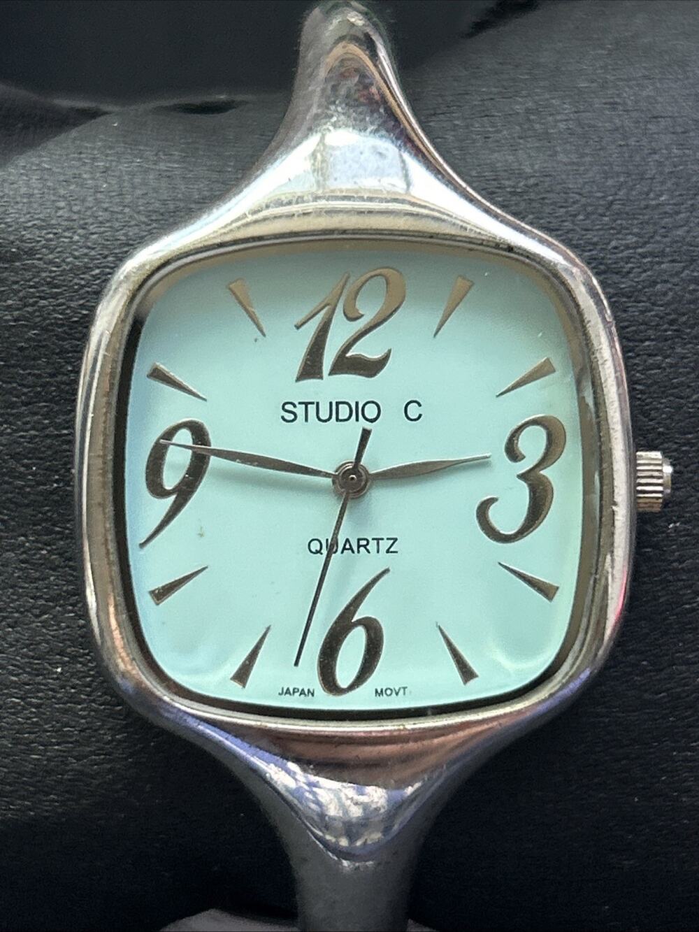 Studio C Baby Blue Dial Women’s Bangle Watch